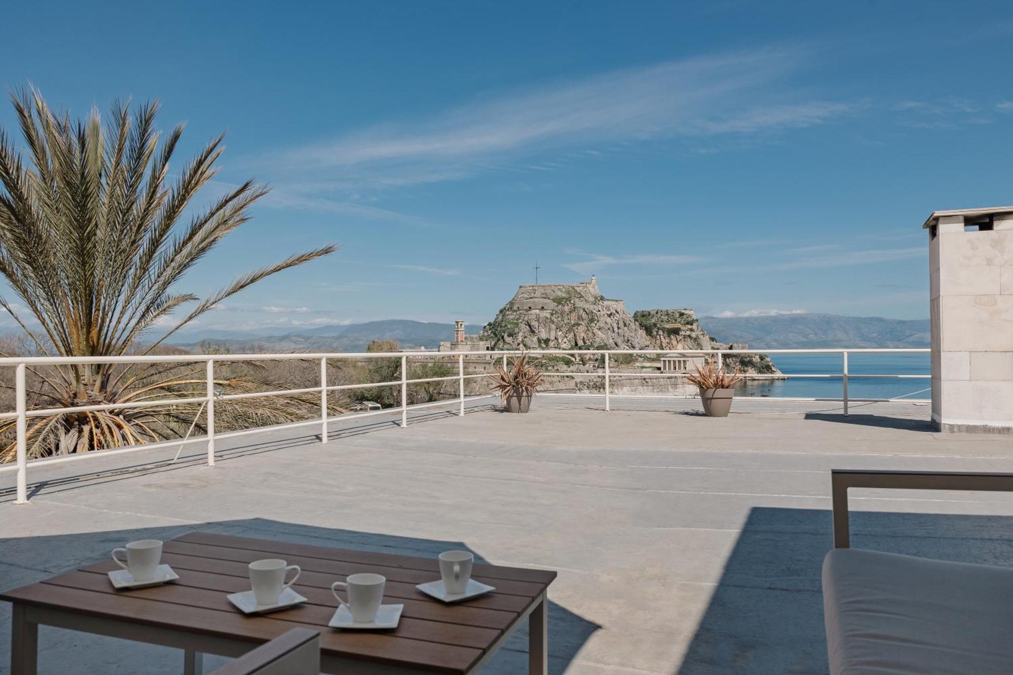 Old Fortress View Roof Top Apartment By Konnect Corfu  Exterior foto
